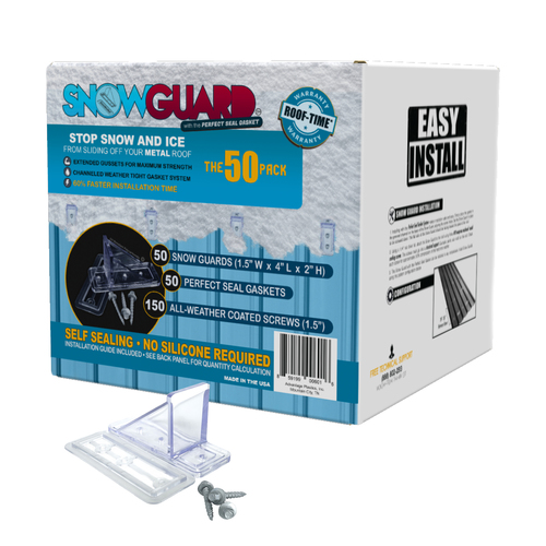 Snow Guard 50-Mini 1.5-in x 4-in Polycarbonate Roof Cleat Snow Guard